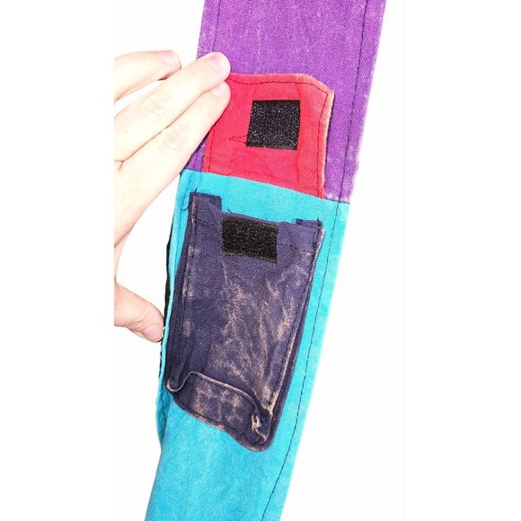 Kathmandu Patchwork Crossbody Bag Handmade Himalayan Boho Mushroom Hippie NWT - Picture 11 of 13